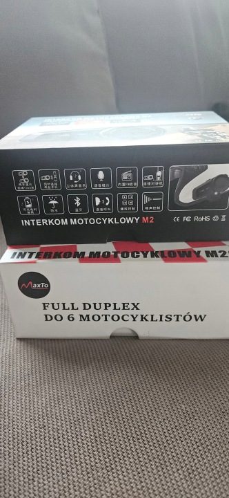 Интерком мотоциклетный Bluetooth MaxTo M2C на шлем, фото 2