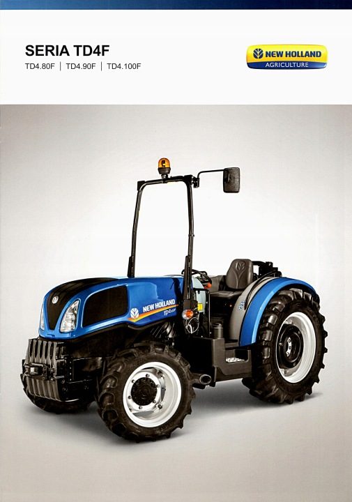 ПРОСПЕКТ NEW HOLLAND СЕРИЯ TD4F. ТРАКТОРЫ СЕЛЬСКОХОЗЯЙСТВЕННЫЕ, фото 1