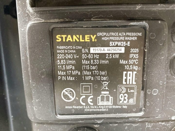 Мойка высокого давления Stanley 150 бар 1900 Вт, фото 9
