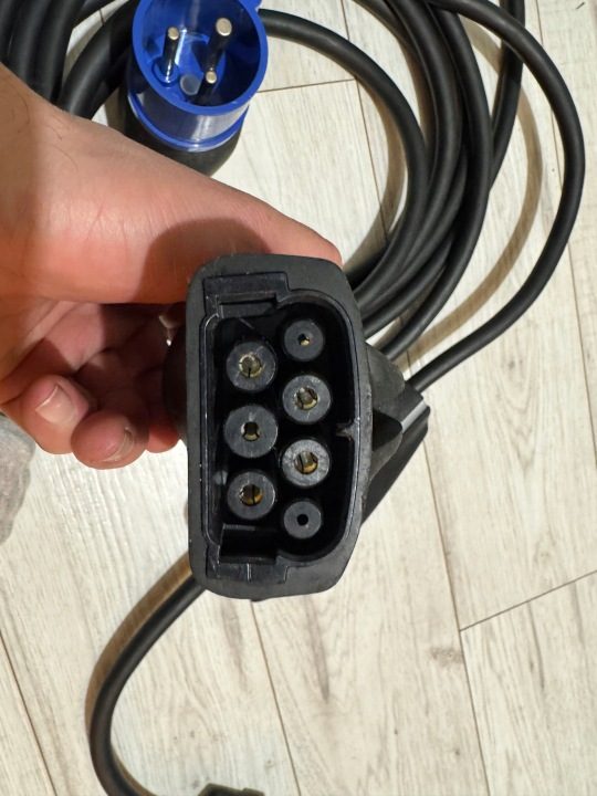Кабель для зарядки UMC 1 2 Tesla 11 квт 3P 3 фазы комплект Adapterów, фото 7