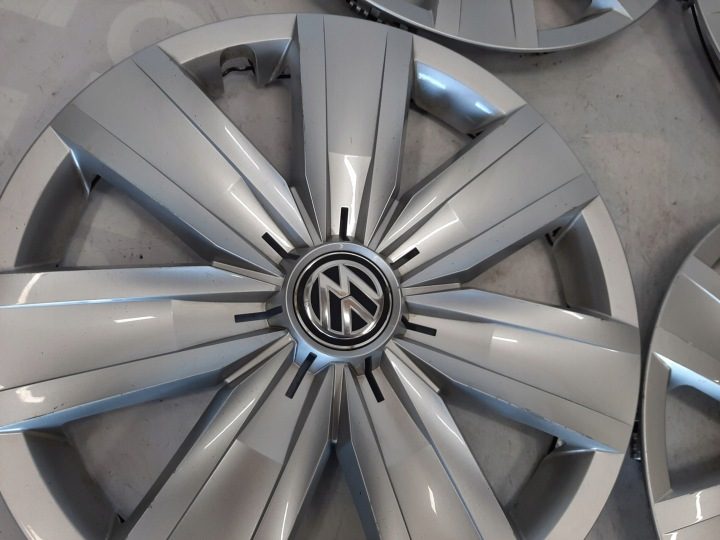 4× Колпак Volkswagen Оригинальный 16" серебристый, фото 4