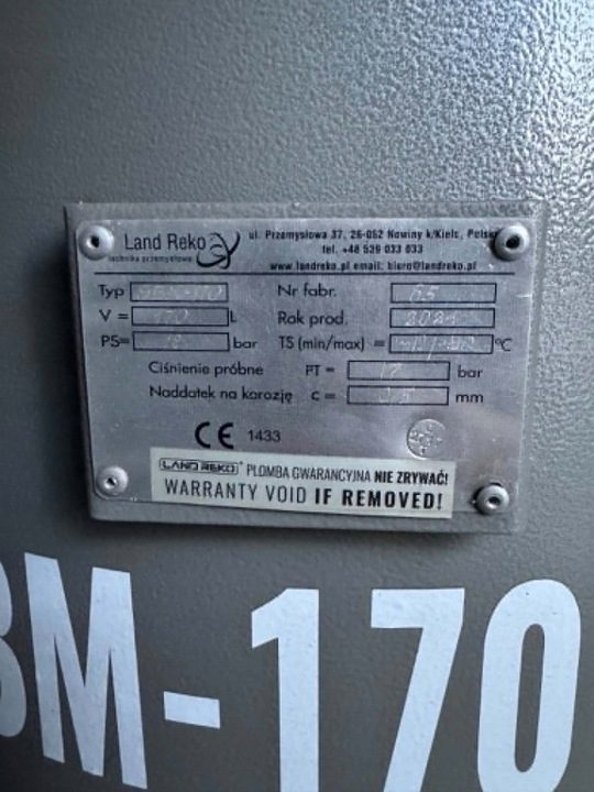 Польша piaskarka высокого давления SBM-130-13 130L Land Reko, фото 7