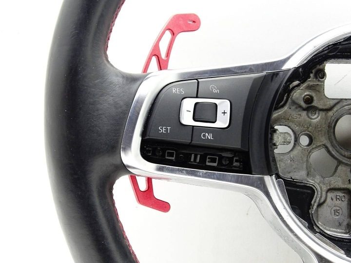 РУЛЬ КОЖА МУЛЬТИ ЛЕПЕСТКА VW POLO V РЕСТАЙЛИНГ 6C GTI 6C0419091Q, фото 5