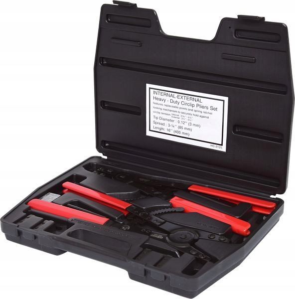 Комплект Szczypców для Колец Osadczych с Трещоткой KS Tools, фото 1