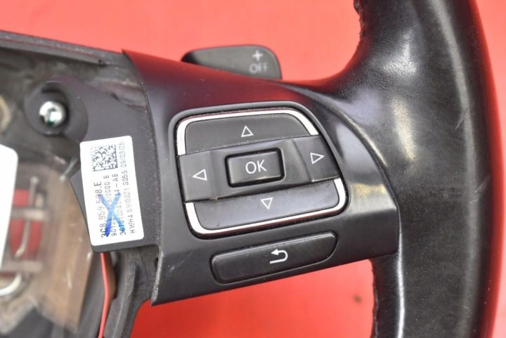РУЛЬ КОЖАНЫЙ МУЛЬТИФУНКЦИОНАЛЬНЫЙ 3C8419091AP VW GOLF 6 VI 08-15, фото 9
