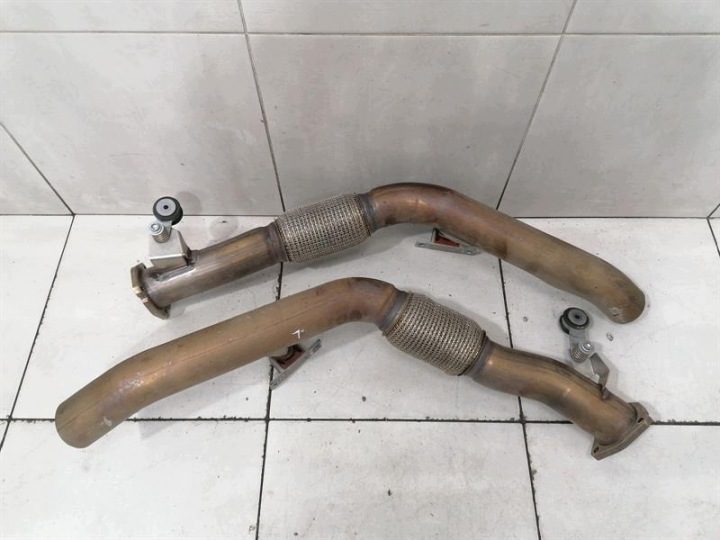 BENTLEY BENTAYGA 36A MK2 Down Труба Комплект 4M0253350BE Выхлоп Система Muffler, фото 3