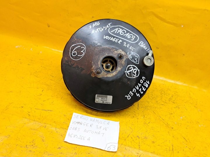 ВАКУУМНЫЙ УСИЛИТЕЛЬ ТОРМОЗА VOYAGER 3,8 V6 АВТОМАТ 4683266A 95-01r, фото 4
