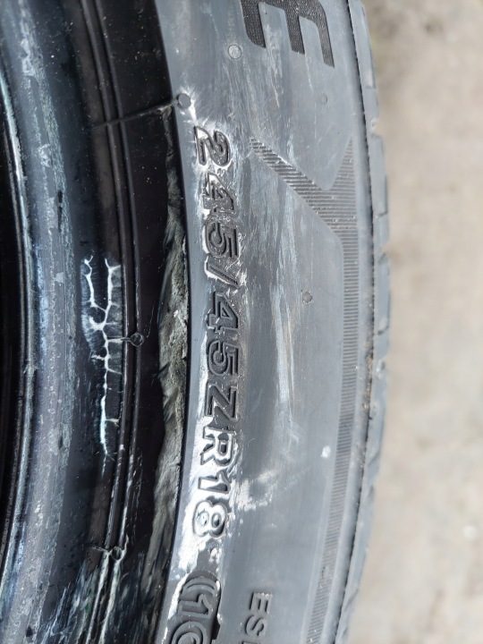 Шина летняя Bridgestone Potenza Sport 245/45R18 100 Y защита диска, усилитель (XL), фото 8