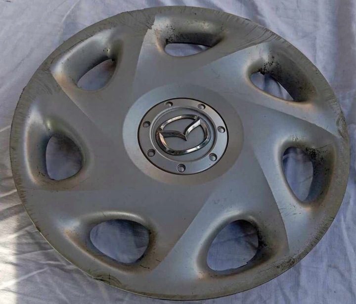 Колпак Mazda OE Оригинальный 14" серебристый, фото 1