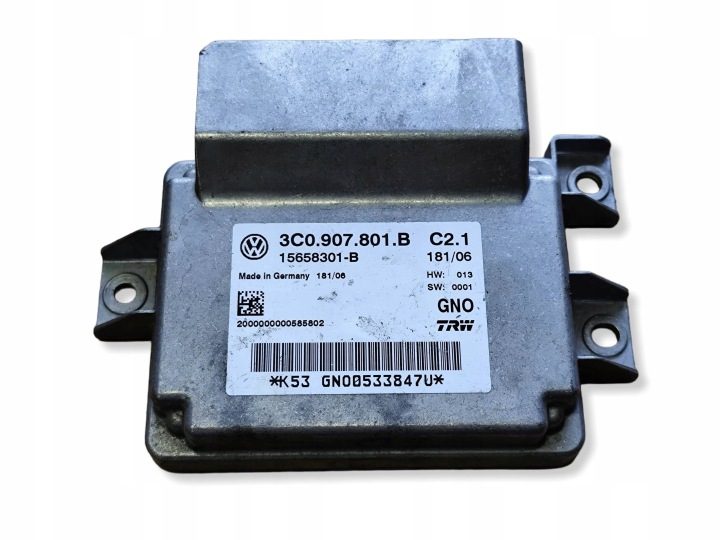 VW PASSAT B6 БЛОК УПРАВЛЕНИЯ РУЧНОГО ТОРМОЗА 3C0907801E 3C0907801B, фото 1
