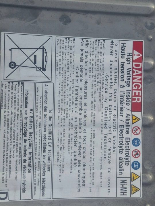 Корпус батареи тяговой Toyota Prius (XW20) G928047110, фото 3