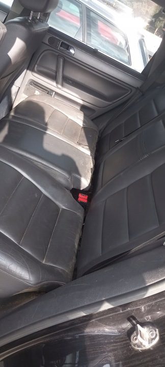 Touareg 02- 7L сиденья комплект кожа в хорошем состоянии, фото 3