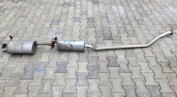 HONDA CIVIC VII 1.6 16V Выхлопная система Глушитель, фото 2