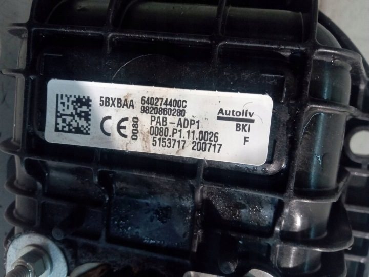 PEUGEOT 2008 II CORSA F Подушка Пассажира Airbag OE 9820860280, фото 3