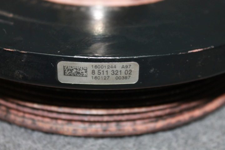 BMW F01 F07 F30 F10 F15 F25 3.0D N57 - шкив гаситель колебаний - 8511321, фото 3