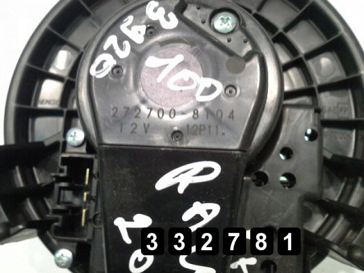 2012 Toyota RAV4 Вентилятор моторчика вентилятора печки 272 700-8104, фото 4