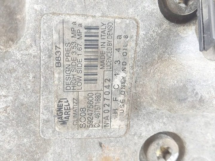 Компрессор Кондиционера A/C 592475600 Alfa 145 146 Doblo Punto, фото 5