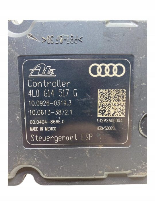 AUDI Q7 4L НАСОС БЛОК УПРАВЛЕНИЯ ABS 4L0614517G 10.0399-3813.4, фото 5