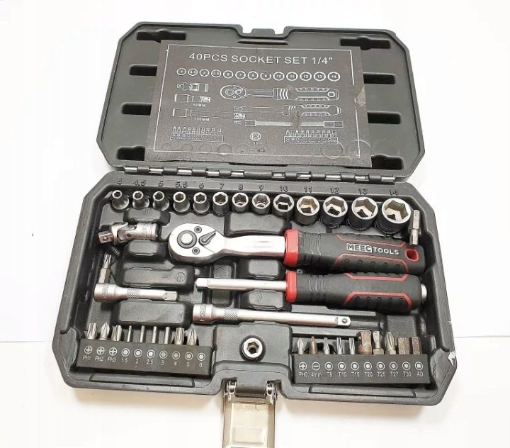 Комплект торцевых головок 25 элементов Meec Tools, фото 1