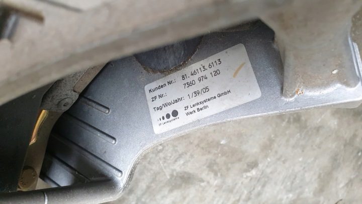 MAN TGA РУЛЕВАЯ КОЛОНКА ОСНОВАНИЕ РУЛЯ 81461136113, фото 6