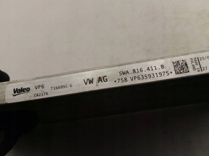 SKODA OCTAVIA IV РАДИАТОР КОНДИЦИОНЕРА 5WA816411B, фото 4