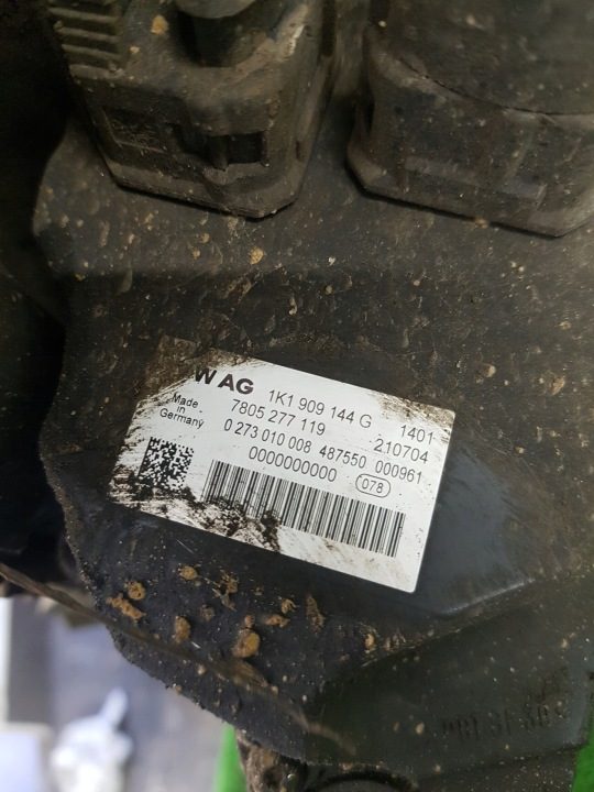 РУЛЕВАЯ РЕЙКА С ГИДРОУСИЛИТЕЛЕМ AUDI A3 8P 1K1909144G, фото 6