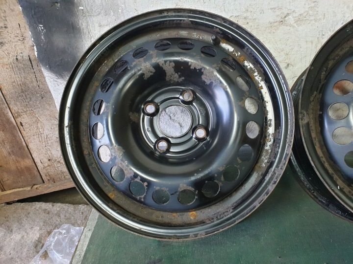 4× Штампованный диск Opel OE 5.0" x 14" 4x100 ET 38, фото 2