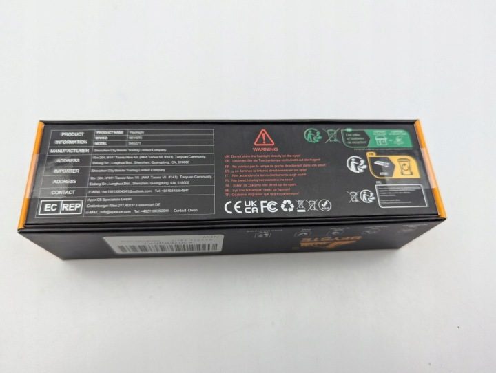 Фонарик Beyste 2-Switch LED Flashlight, фото 4