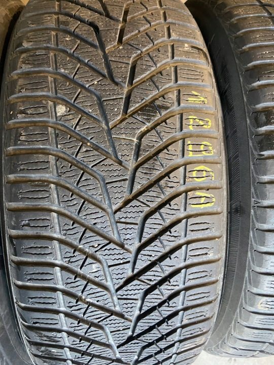 4× Шина зимняя Yokohama W.drive V905 225/55R17 101 В сцепление на снегу (3PMSF), защита диска, усилитель (XL), фото 2