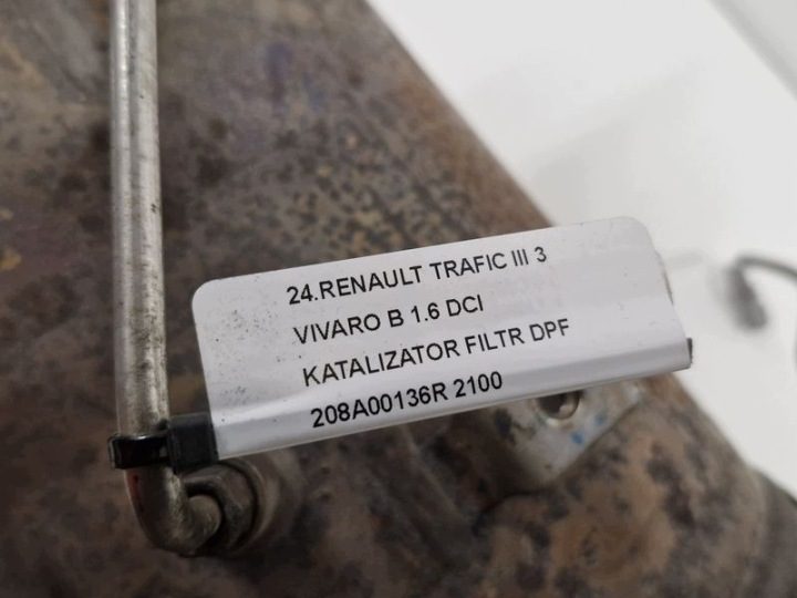 RENAULT TRAFIC III 3 VIVARO B 1.6 DCI КАТАЛИЗАТОР ФИЛЬТР DPF 208A00136R, фото 3