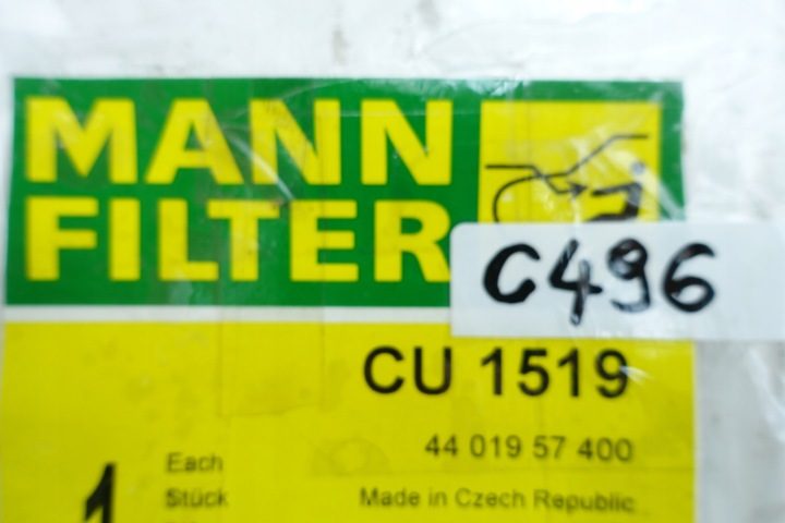 Mann-Filter CU 1519 Фильтр, вентиляция салона, фото 6