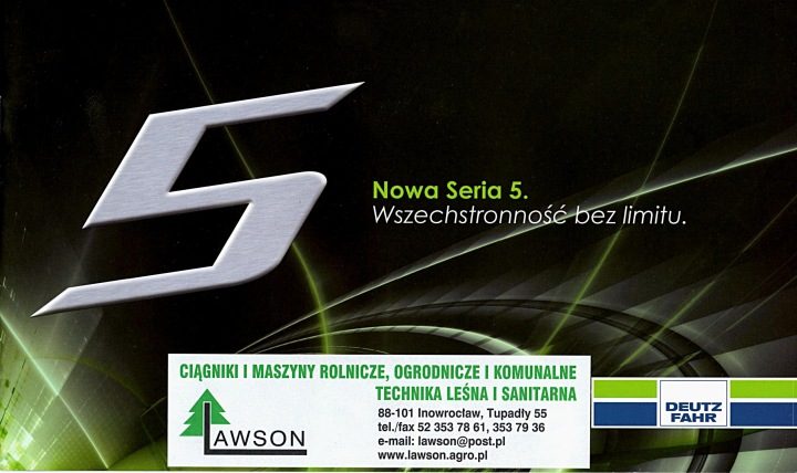 ПРОСПЕКТ DEUTZ-FAHR СЕРИЯ 5. ТРАКТОРЫ СЕЛЬСКОХОЗЯЙСТВЕННЫЕ, фото 1