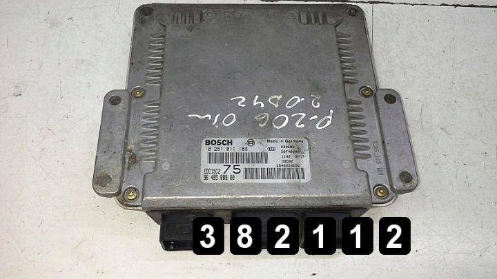 2001 Peugeot 206 ЭБУ 2000hdi 9648588880 0281011188, фото 2