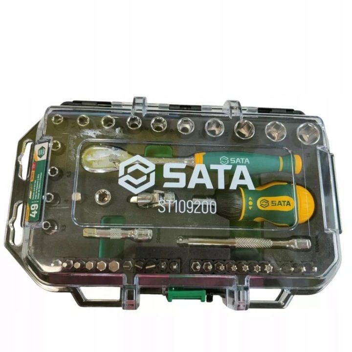 Набор головок с трещоткой 1/4" SATA 49 элементов - ST109200, фото 1