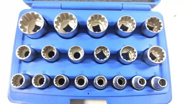 НАСАДКИ 12 КАТ. VARIO-PLUS 1/2" - КОМПЛЕКТ 19 шт. SATRA S-19GL12, фото 2