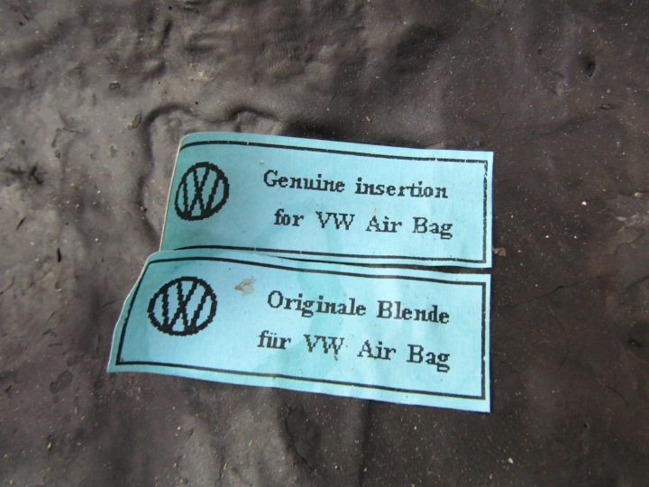 VOLKSWAGEN GOLF 3 MK3 Заглушка airbag, фото 3