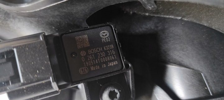 MAZDA 6 GL ДАТЧИК ДАВЛЕНИЯ В КОЛЛЕКТОРЕ MAP 2.5 БЕНЗИН 2019 0261230316, фото 1