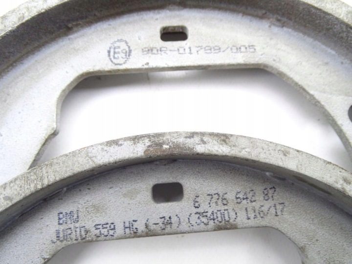 BMW X5 F15 13-18 КОМПЛЕКТ ТОРМОЗНОЙ ЛЕВЫЙ ЗАДНИЙ КОЛОДКИ 6776642, фото 5