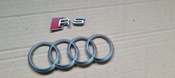 RS5 8W рестайлинг S5 эмблема логотип крышки двигателя Audi RS 4H0103940A RS4 B9, фото 1