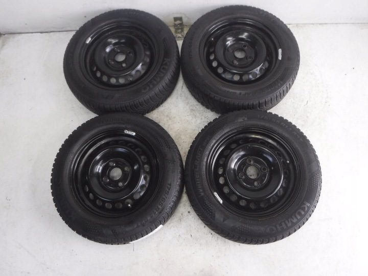 4× Диски 14 Hyundai i10 II i20 Getz Kia Picanto III Rio 5,5j 4x100 ET47 + TPMS, фото 1