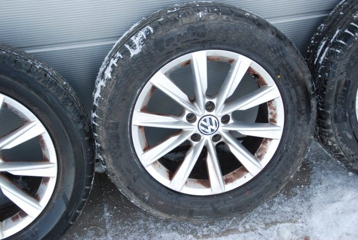 4× Литой диск Volkswagen OE Tiguan 6.5" x 17" 5x112 ET 33, фото 4