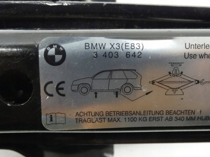 ДОМКРАТ АВТОМОБИЛЬНЫЙ BMW X3 E83 РЕСТАЙЛИНГ 3403642, фото 4