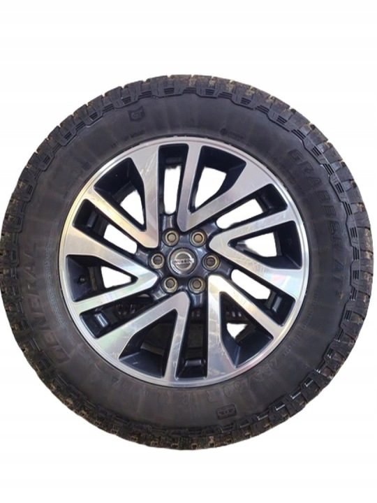 Комплект колес Nissan Navara 7x18 6x114,3 ET45 255/60R18 General AT3, фото 3