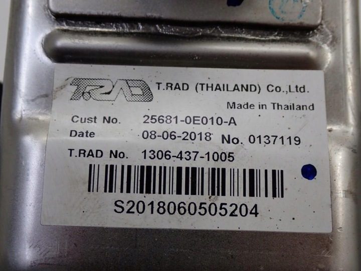 Радиатор EGR EGR 25681-0E010-A Toyota Hilux VIII 2.4 D-4D 2GD 18 г., фото 5