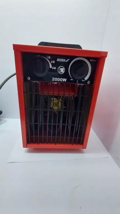 Отопитель электрический Dedra 2 кВт - DED9920 Вентилятор Обогреватель Farelka, фото 6