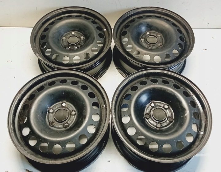 4× Штампованный диск Opel OE 13383367 6.5" x 16" 5x105 ET 39, фото 1