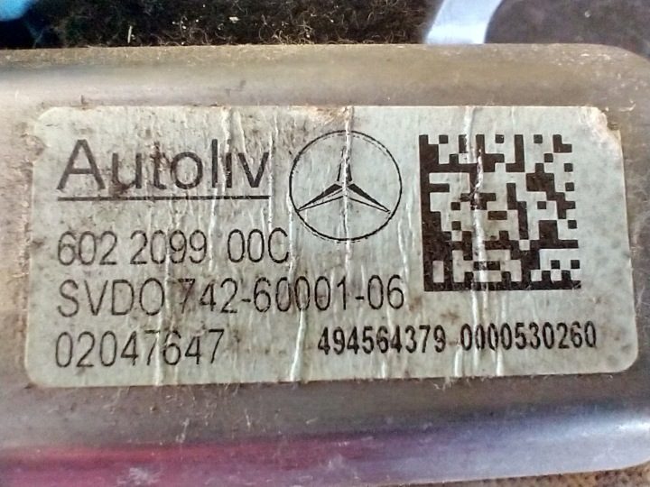 MERCEDES E-КЛАСС W211 РЕМЕНЬ БЕЗОПАСНОСТИ ПРАВЫЙ ПЕРЕДНИЙ 602209900C, фото 12