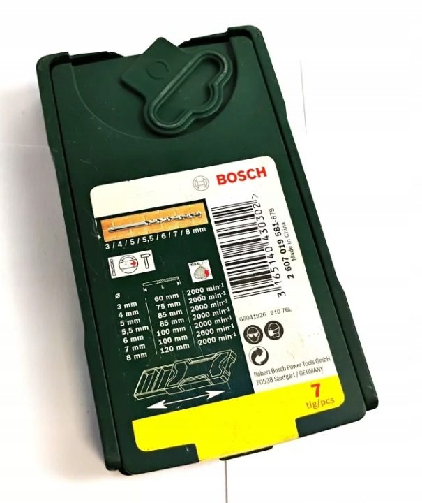 BOSCH комплект 7 сверл для бетона kamienia 3-8 мм, фото 4