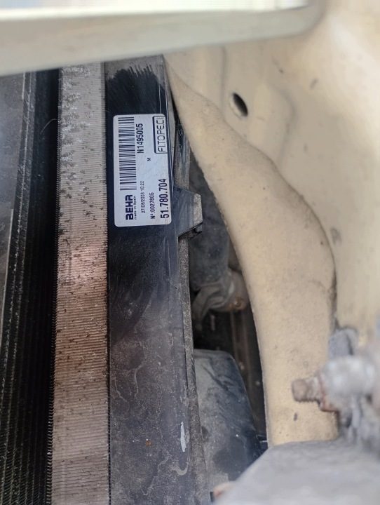 Вентилятор радиатор охлаждения двигателя Behr 51780704 Citroen Nemo 08-17 1.4 HDI, фото 4
