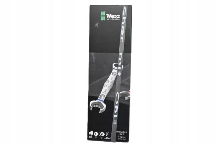 Wera Joker комплект ключей с трещоткой 10, 13, 17, 19, фото 1